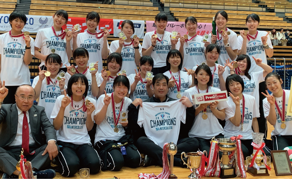 筑波大 女子優勝