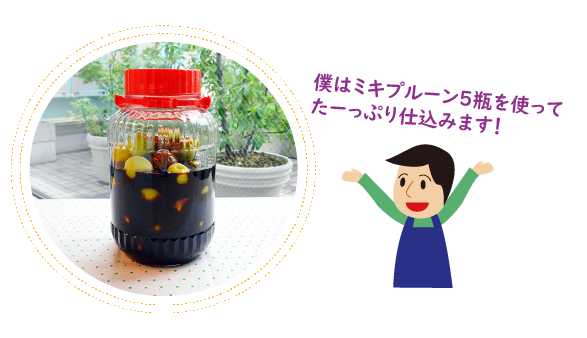 梅プルーンをたくさんつくろう