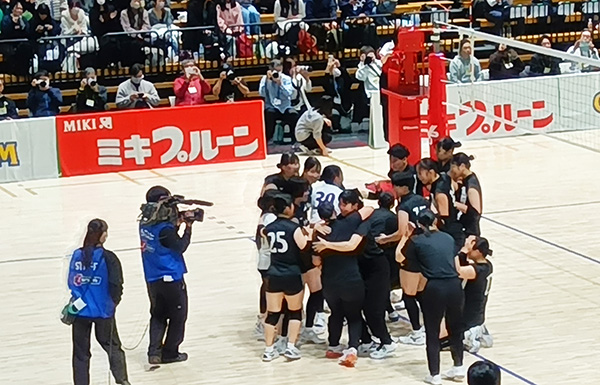 優勝した東京女子体育大学