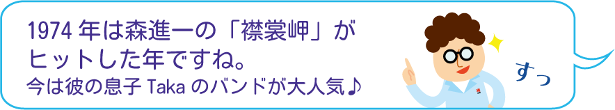 1974年のヒット曲は襟裳岬だった